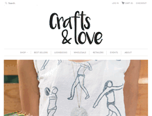 Tablet Screenshot of craftsandlove.com